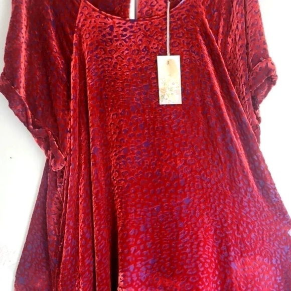 Johnny Was Doris silk blend burnout velvet dress NWT - Picture 5 of 15